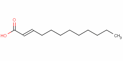 2-十二碳烯酸结构式_4412-16-2结构式