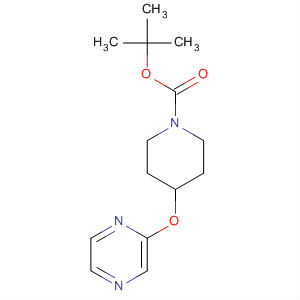 4-(吡嗪-2-基氧基)哌啶-1-羧酸叔丁酯结构式_442199-08-8结构式