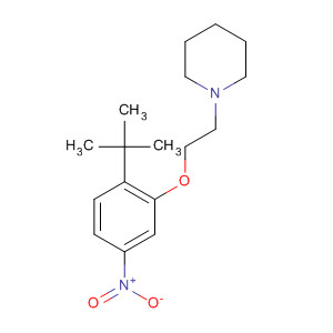 1-[2-(2-叔丁基-5-硝基-苯氧基)-乙基]-哌啶结构式_442846-88-0结构式