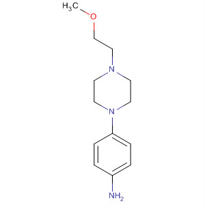 4-[4-(2-甲氧基-乙基)-1-哌嗪]苯胺结构式_443915-51-3结构式