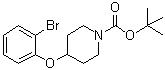 4-(2-溴苯氧基)哌啶-1-羧酸叔丁酯结构式_444605-55-4结构式