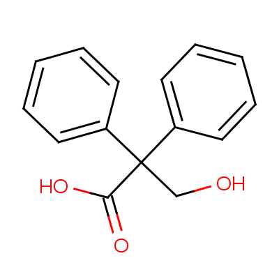 a-(羟基甲基)-a-苯基-苯乙酸结构式_4448-72-0结构式