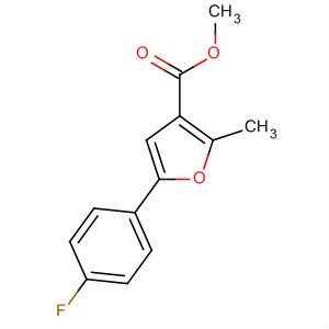 5-(4-氟苯基)-2-甲基呋喃-3-羧酸甲酯结构式_444914-29-8结构式