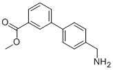 4-Aminomethyl-biphenyl-3-carboxylic acid methyl ester 1hcl saltStructure,445492-67-1Structure 4-Aminomethyl-biphenyl-3-carboxylic acid methyl ester 1hcl salt Structure,445492-67-1Structure