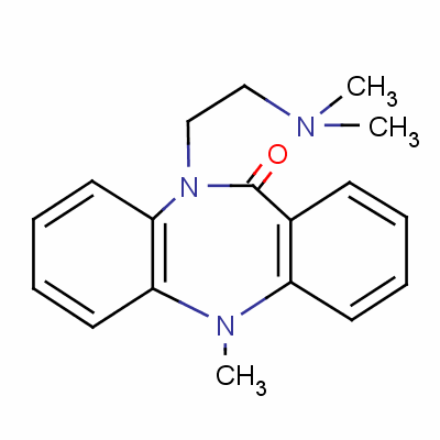 二苯西平结构式_4498-32-2结构式