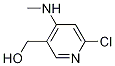 (6-氯-4-(甲基氨基)吡啶-3-基)甲醇结构式_449811-30-7结构式
