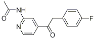 N-{4-2-(4-氟苯基)-乙酰基-吡啶-2-基}-乙酰胺结构式_452056-81-4结构式