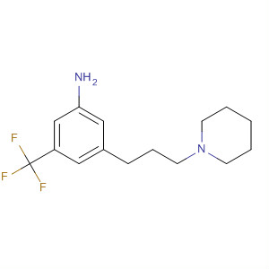 3-(3-(哌啶-1-基)丙基)-5-(三氟甲基)苯胺结构式_453560-59-3结构式