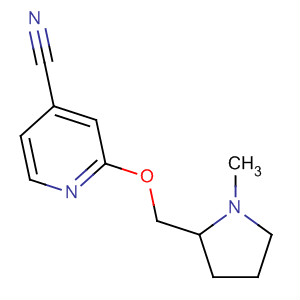 2-(1-Methyl-pyrrolidin-2-ylmethoxy)-4-pyridylcarbonitrileStructure,453560-62-8Structure 2-(1-Methyl-pyrrolidin-2-ylmethoxy)-4-pyridylcarbonitrile Structure,453560-62-8Structure