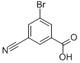 3-溴-5-氰基苯甲酸结构式_453566-14-8结构式