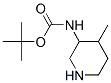 (4-甲基哌啶-3-基)氨基甲酸叔丁酯结构式_454709-84-3结构式