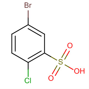 5-溴-2-氯苯磺酸结构式_457051-14-8结构式