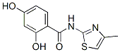 (9ci)-2,4-二羟基-n-(4-甲基-2-噻唑)-苯甲酰胺结构式_457940-40-8结构式