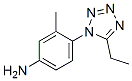 (9ci)-4-(5-乙基-1H-四唑-1-基)-3-甲基-苯胺结构式_460044-13-7结构式