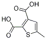 5-甲基-2,3-噻吩二羧酸结构式_46029-22-5结构式