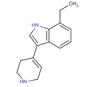 (9ci)-7-乙基-3-(1,2,3,6-四氢-4-吡啶)-1H-吲哚结构式_460354-13-6结构式