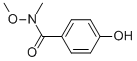 4-Hydroxy-n-methoxy-n-methylbenzamideStructure,460747-44-8Structure 4-Hydroxy-n-methoxy-n-methylbenzamide Structure,460747-44-8Structure