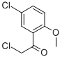 (9ci)-2-氯-1-(5-氯-2-甲氧基苯基)-乙酮结构式_46173-06-2结构式