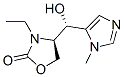 (4r)-(9ci)-3-乙基-4-[(s)-羟基(1-甲基-1H-咪唑-5-基)甲基]-2-噁唑烷酮结构式_462100-58-9结构式