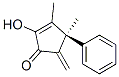 (4r)-(9ci)-2-羟基-3,4-二甲基-5-亚甲基-4-苯基-2-环戊烯-1-酮结构式_462116-74-1结构式
