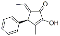 (9ci)-5-亚乙基-2-羟基-3-甲基-4-苯基-, (4r,5e)-2-环戊烯-1-酮结构式_462116-78-5结构式