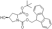 Fmoc-反式-4-羟基-d-脯氨酸叔丁酯结构式_464193-92-8结构式