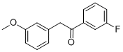 1-(3-氟苯基)-2-(3-甲氧基苯基)-1-乙酮结构式_465514-80-1结构式