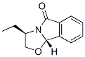 (3r,9bs)-(9ci)-3-乙基-2,3-二氢-噁唑并[2,3-a]异吲哚-5(9bh)-酮结构式_467250-76-6结构式