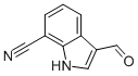 3-甲酰基-1H-吲哚-7-甲腈结构式_467451-63-4结构式
