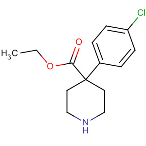 4-(4-氯苯基)哌啶-4-羧酸乙酯结构式_46850-22-0结构式