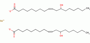 蓖麻油酸钡结构式_4722-99-0结构式