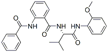 (9ci)-2-(苯甲酰基氨基)-n-[(1s)-1-[[(2-甲氧基苯基)氨基]羰基]-2-甲基丙基]-苯甲酰胺结构式_473801-79-5结构式