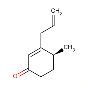 (4s)-(9ci)-4-甲基-3-(2-丙烯基)-2-环己烯-1-酮结构式_474022-86-1结构式