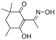 (9ci)-3-羟基-2-[1-(羟基亚氨基)乙基]-4,6,6-三甲基-2-环己烯-1-酮结构式_474942-37-5结构式