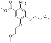 2-氨基-4,5-双(2-甲氧基乙氧基)-苯甲酸甲酯结构式_476168-17-9结构式