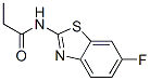 (9CI)-N-(6-氟-2-苯并噻唑)-丙酰胺结构式_476297-58-2结构式
