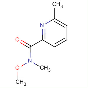 6-甲基-吡啶-2-羧酸 n-甲氧基-n-甲酰胺结构式_476471-33-7结构式
