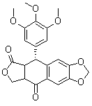 鬼臼脂毒酮结构式_477-49-6结构式