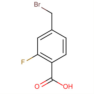 4-(溴甲基)-2-氟苯甲酸结构式_477199-77-2结构式