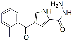 (9ci)-4-(2-甲基苯甲酰基)-1H-吡咯-2-羧酸肼结构式_477858-85-8结构式