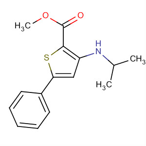 3-(异丙基-氨基)-5-苯基噻吩-2-羧酸甲酯结构式_478028-16-9结构式
