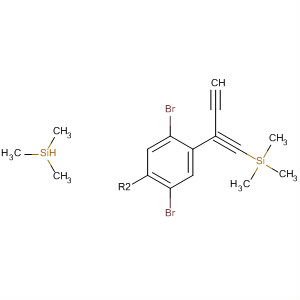 1,4-二溴-2,5-双(2-(三甲基甲硅烷基)乙炔)苯结构式_478190-79-3结构式