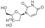 2’-Deoxyuridine-3’-13cStructure,478510-89-3Structure 2’-Deoxyuridine-3’-13c Structure,478510-89-3Structure