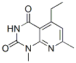 (9CI)-5-乙基-1,7-二甲基吡啶并[2,3-d]嘧啶-2,4(1H,3H)-二酮结构式_479579-10-7结构式