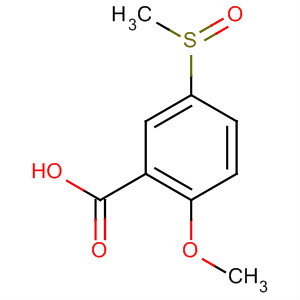2-甲氧基-5-(甲基亚磺酰基)苯甲酸结构式_4816-24-4结构式
