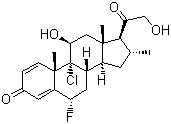 氯可托龙结构式_4828-27-7结构式