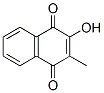 2-羟基-3-甲基-1,4-萘醌结构式_483-55-6结构式