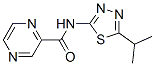 (9CI)-N-[5-(1-甲基乙基)-1,3,4-噻二唑-2-基]-吡嗪羧酰胺结构式_484039-20-5结构式