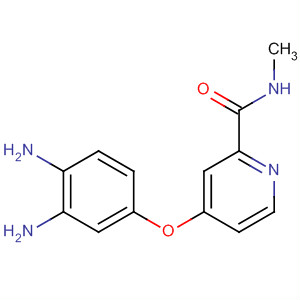 4-(3,4-二氨基-苯氧基)-吡啶-2-羧酸甲酰胺结构式_485841-49-4结构式