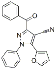 1H-pyrazole-4-carbonitrile, 3-benzoyl-5-(2-furanyl)-1-phenyl-Structure,487002-27-7Structure 1H-pyrazole-4-carbonitrile, 3-benzoyl-5-(2-furanyl)-1-phenyl- Structure,487002-27-7Structure